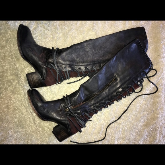 Coal distressed black freebird by Steven boots - Picture 5 of 7